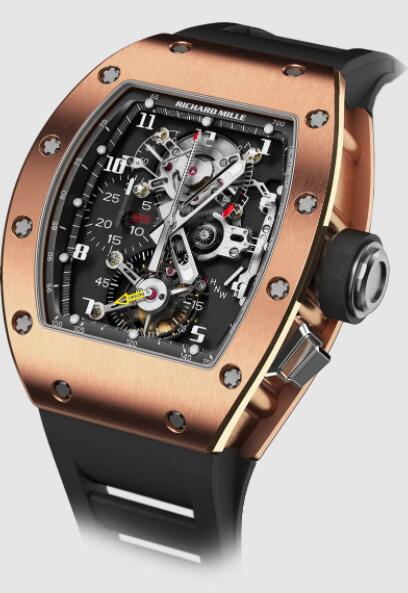 Replica Richard Mille RM 008-V1 TOURBILLON SPLIT-SECONDS CHRONOGRAPH Gold Watch